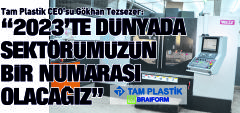Sabah Gazetesi - Türkiye 2023 Özel Eki Tam Plastik Röportajı